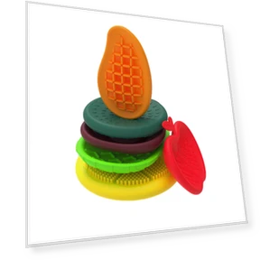 Sensory Textured Stone Toys Set — Blocks, Three Body