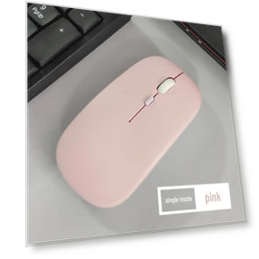 Silent Rechargeable 2.4G Wireless Bluetooth Mouse with Cartoon Pattern — Mouse Pads, Computer boost