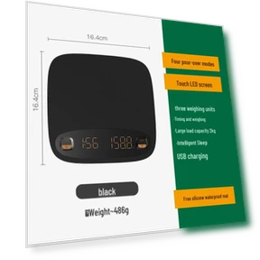 Smart Kitchen Scale with USB Recharging — Weight Management Tools, ElectroCN