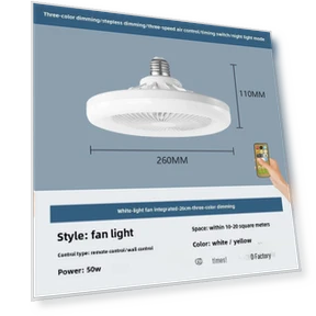 Smart Silent Ceiling Fan with E27 Base — Ceiling Fans, Smarter than future