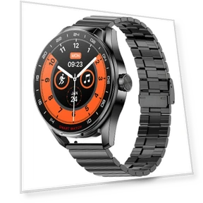 Smart Watch with Steel Strap and Headphones — Smartwatches, Tiktkkkk