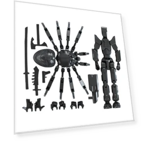 Spider Robot Figure with Accessories — Dolls & Figures, Cetus