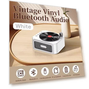 Tiny Retro Bluetooth Speaker — Portable Sound Systems, Precious Stones