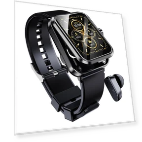 Smart Watch with Bluetooth Earbuds — Wearable Accessories, Tiktkkkk