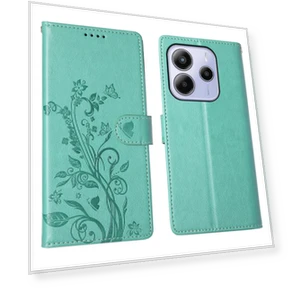 Wallet Case Butterfly Floral Imprint PU Leather Phone Cover with Wrist Strap — Basic Cases, Smartwatch 2025