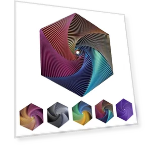 Fractal Hexagon Spinner — Stress Relievers, JOHO - CarGear