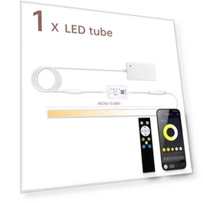 Smart CCT Dimmable LED Desk Lamp Tube Light — Study & Desk Lighting, Rybakov Home Lighting