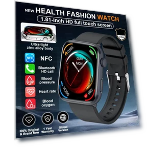 Smart Health Watch with Blood Pressure Monitoring — Smartwatches, ElectronicsHome