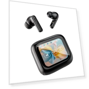 Smart LCD ANC Bluetooth Earphones — In-Ear Headphones, Jiuyanous