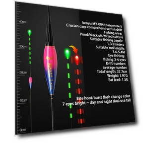 Smart LED Fishing Float — Strobe & Safety Lights, Ywteofbg