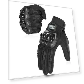 Summer Motorcycle Gloves with Touchscreen, Hard Shell Protection, and Fall Protection — Gloves, the BAY