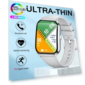 Ultra Thin AMOLED Smart Watch — Wearable Accessories, ElectronicsHome