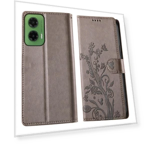 Wallet Case Butterfly Floral Imprint PU Leather Phone Cover with Wrist Strap — Basic Cases, Smartwatch 2025