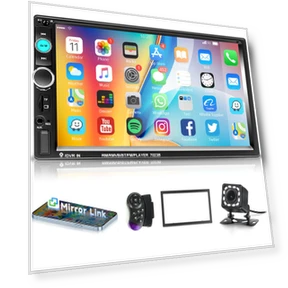 7-inch Touch Screen Car MP5 Player — Car Installation Essentials, HAYAO