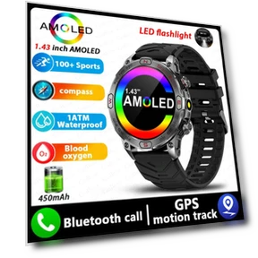 AMOLED Smart Watch for Men — Smartwatches, PRISMA