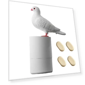 Automatic Soap Dispenser in Dove Shape — Care Dispensers, Party&Festival Supplies