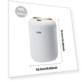 Automatic Trash Can with Lid — Kitchen Cans, Yiran bag
