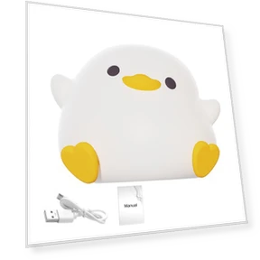 Cartoon Duck Night Light with Touch Sensor — Lamps & Shades, Pleasure Holiday