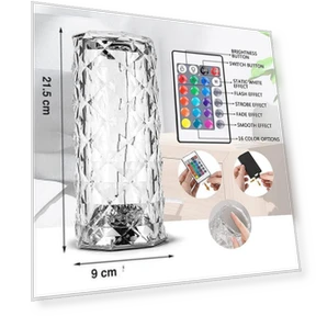 Crystal LED Table Lamp — Desk & Table Lighting, Xiao Home