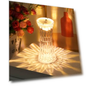 Crystal Table Lamp — Desk & Table Lighting, Fash