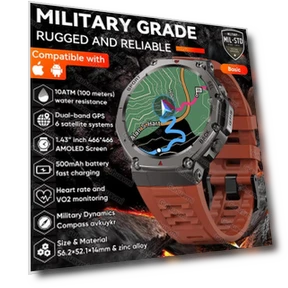 Dual-band GPS Military SmartWatch — GPS Units, SAMS Online
