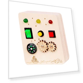 Educational Sensory Busy Board for Toddlers — Infant & Early Childhood Playthings, Handy Hobbies
