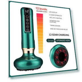 Electric Meridian Vacuum Cupping Massage Device — Magnetic Therapy, Yiran bag
