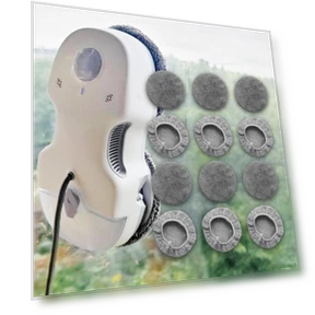 Fleece Texture Window Cleaning Robot Wipes — Smart Cleaning Robots, Closet of Beauty
