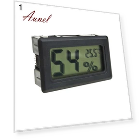 Mini Digital LCD Indoor Temperature and Humidity Meter — Home Climate Control, Hercules