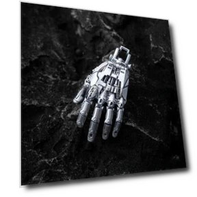 Movable Finger Joints Robot Hand Charm Jewelry — Smart Jewelry, weniaoyao