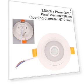 Recessed Stair Lighting Downlight with Motion Sensor — Recessed Lighting, Worypoer