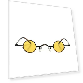 Round Steampunk Kishibe Rohan Sunglasses — Eyewear Collection, Nippon-Mart