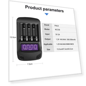 Smart Battery Charger for AA/AAA — Chargers, PALO