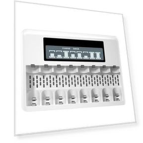 Smart Charger with LCD Display — Batteries, PALO