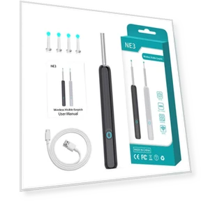 Smart Ear Cleaner with HD Camera App — Syringes, VAORLO