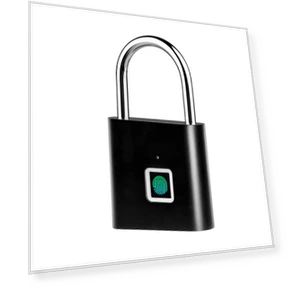 Smart Fingerprint Padlock — Biometric Security, Meterk