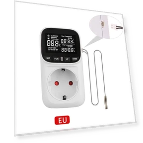 Smart Temperature Regulator with Digital Display — Home Climate Control, Meiteai-All