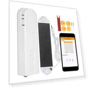 Solar-Powered Zigbee Smart Blinds Motor — Smart Home Hubs & Controllers, Tooarts