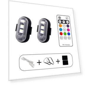 Wireless Remote Control Strobe Light — Vehicle Safety Signals, Etruston008