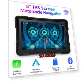 5-inch IPS Motorcycle Navigation Display — Navigation & GPS Accessories, icreative