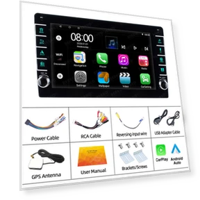 8-inch Wireless CarPlay Android Auto Car Multimedia Player — Stereo Receivers, Reakosound