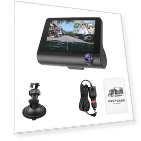 Automotive DVR with Three Lenses — Dashboard Cameras, Smart Mouse