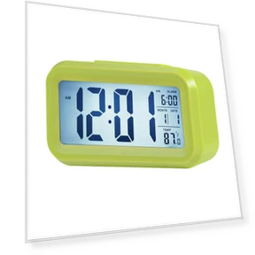 Digital Alarm Clock with Snooze, Date, and Temperature Display — Alarms & Clocks, Tooarts