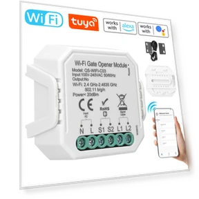 Garage Door Opener Controller — Smart Home Hubs & Controllers, Tuya