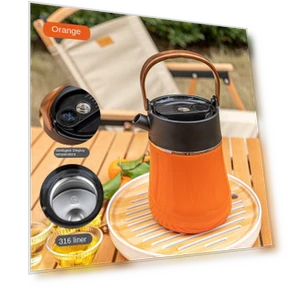Insulated Ceramic Tea Kettle — Kettles & Tea Machines, Binchi Fitness
