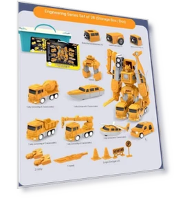Magnetic Deformation Robot — Construction Kits, ZhenDuo Toy