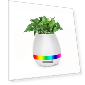 Musical Speaker in Flower Pot — Portable Audio, Cosy Homes