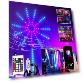 Remote Controlled Fireworks LED RGB Strip Smart Dance Lights — LED Strips, A-Convey lighting