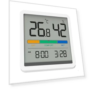 Silent Watch with Temperature and Humidity Measurement — Home Climate Control, Xiaomi