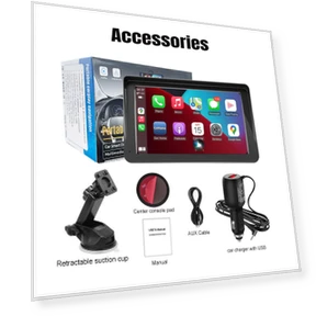 Universal CarPlay Android Auto Multimedia Video Player — Stereo Receivers, weekjooy